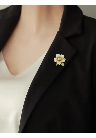 Olfil Broş-mini Çiçek Nazik Çiçeklenme 218504716 Altın Rengi