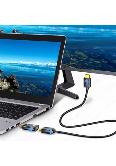 4k Destekli Display Port To Hdmı Çevirici Adaptör