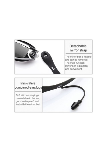 Artfulabode Yüzme Gözlüğü Yüksek Su Geçirmez Sis Şapkalı Pembe Çözünürlüklü Vx Çok Renkli