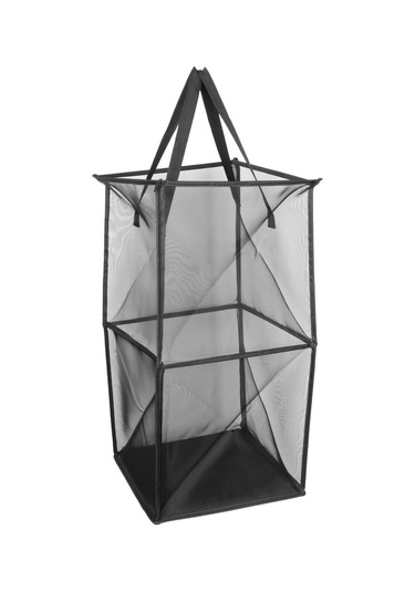 Suntek Magideal Çamaşır Sepeti Taşınabilir Siyah-33cmx33cmx66cm