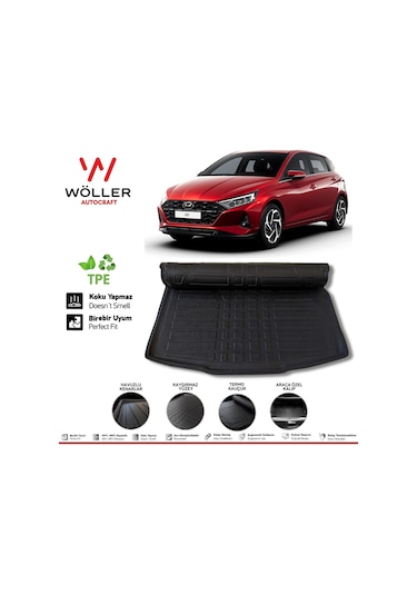 Hyundai İ20 Bagaj Havuzu 2020 Sonrası 3D Wöller Ultraflex
