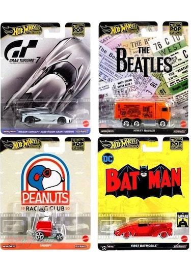 Hot Wheels Premium Pop Culture 2024 B Assortment Set Çok Renkli
