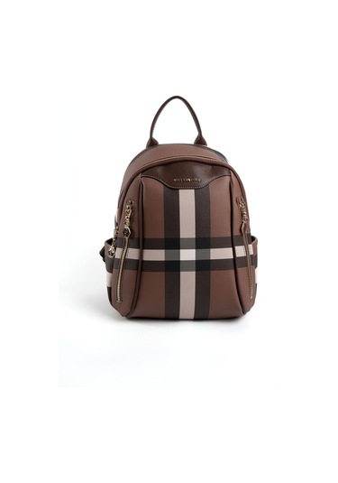 Kadın Silver Polo 906-47374 Sılver Polo Sırt Çantası Mk85 Koyu Kahve-mat Kahve Koyu Kahve-mat Kahve