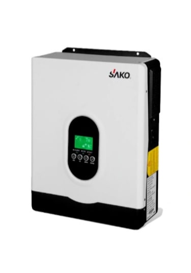 Sako 3KVA 3000VA 2700 Watt Tam Sinüs Şarjlı Akıllı H.V. 80A Mppt İnverter 24V-220V İnvertör 2.7kw 3kw