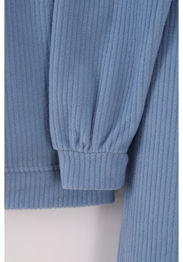 Monox Erkek Çocuk Reglan Kol Fitilli Polar Takım İndigo