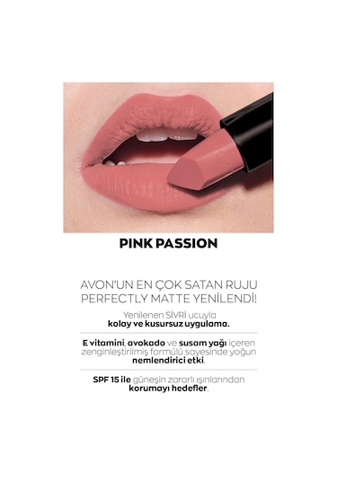 Avon Glimmerstick Dudak Kalemi Pink Cashmere + Avon Ultra Mat Ruj Pink Passion