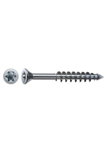 SPAX-M, 4 x 60 mm, 100 Adet, Yarım Dişli, Havşa Başlı