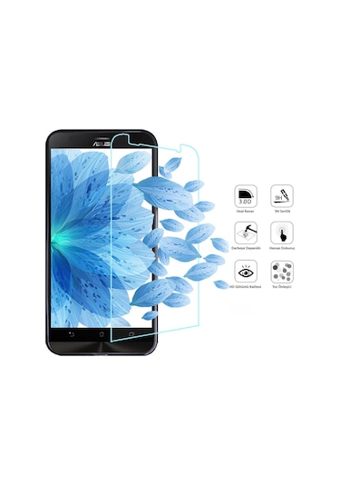 Asus (ZE550KL) Zenfone 2 Laser Ekran Koruyucu Temperli Cam