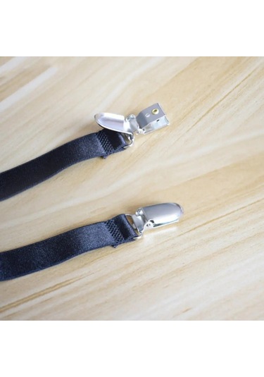 Stil A-ayarlanabilir Klip Kaymaz Çarşaf Tutucular Kemer Siyah Çarşaf Tutucu Kauçuk Gergi Klip Kemer Kanepe Masa Örtüsü