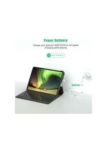 Xindoker İpad Uyumlu Pro Usb-c Hub: 4k Hdmı, 100w Şarj, 3.5mm Kulaklık, Sd Kart Okuyucu - Gri