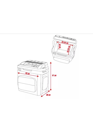 Einhell TE-COL 18/27 Li - Solo Akülü Oto Buzluk (Akü ve Şarj Hariç) - 2048420