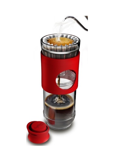 Cafflano Go-Brew B100-RD Kahve Demleme Ekipmanı Kırmızı