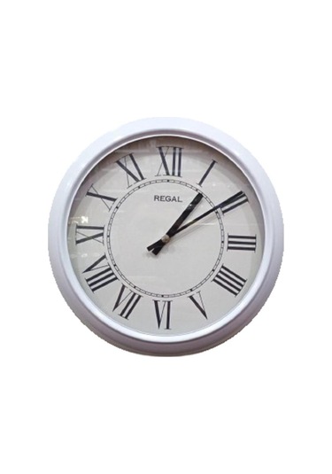 Regal 4290 Wwr Özel Seri Metal Kasa Akar Sessiz Saniyeli Duvar Saati Çok Renkli