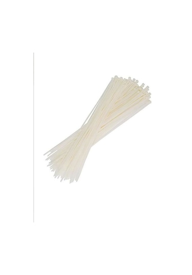 3.6X250 Beyaz Kablo Bağı 100 Adet