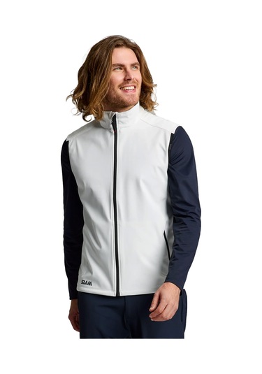 Slam Slam Act Softshell Vest Erkek Bej Yelek W03 Beyaz