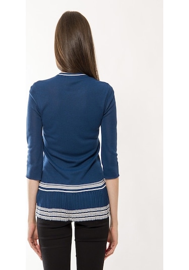 Yeni Tory Burch Bayan Kazak (298033589) Mavi