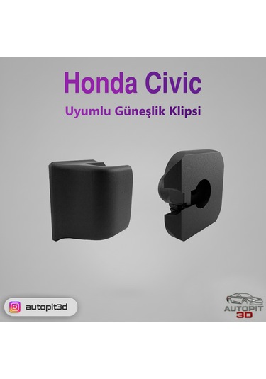 Honda Cıvıc Uyumlu Güneşlik Klipsi Güneşlik Klipsi