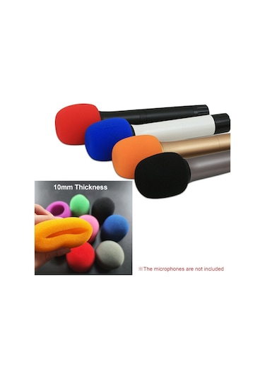 Mufunye A21 Ktv Mikrofon Sünger Kılıfı K Şarkı Mikrofon Kılıfı, Gül Kırmızısı