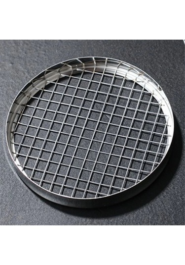 Vkemall 304 Çelik Kaydırmalı Barbekü Kafesi Dışarıda Bbq İçin Ahşap Saplı, Eşit Pişirme, Çatal Ve Kanca İle Zengin Set Gümüş