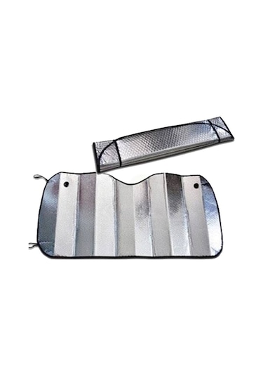 Araba Ön Cam Güneş Şemsiyesi Araç İçi Cam Vantuzlu Katlanır Güneşlik