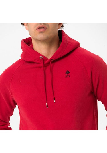 Routefıeld Routefield Hedge Erkek Kırmızı Sweatshirt Bordo Bordo
