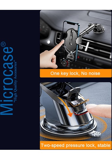 360 Derece Döner Araç İçi Vantuzlu Telefon Tutucu - AL3734