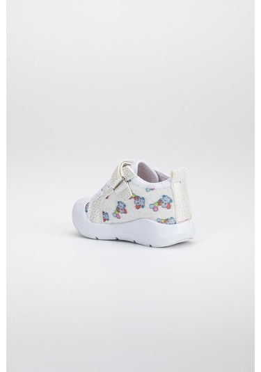 Şirinbebe Şiringenç Keten Gümüş Kız İlkadım Bebek Çocuk Ayakkabısı-2894-gümüş Gümüş