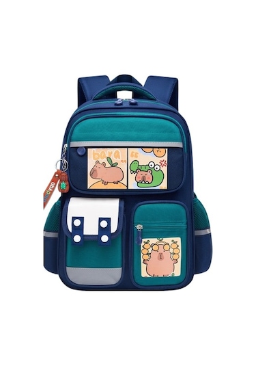 Wawashop Büyük Kapasiteli Azaltılmış Yük Öğrenci Okul Çantası 6q6s7v Renkli