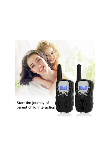 Tenfowee Çocuklar İçin Kablosuz Konuşur Cihazı, Ebeveyn-çocuk Etkileşimi, Akıllı Eğitici Araç, 2 Adet Siyah Pil Dahil Değil