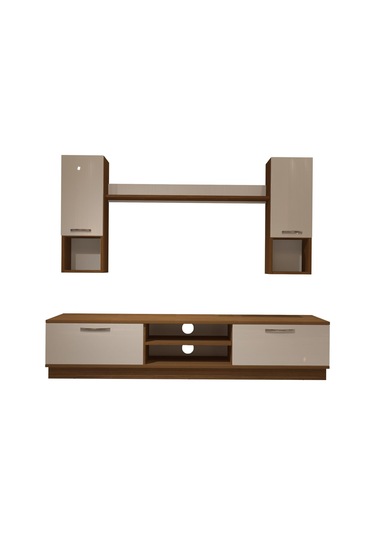 Decoraktiv Eko 5dab Slm Dvd Tv Ünitesi Tv Sehpası Ceviz - Beyaz