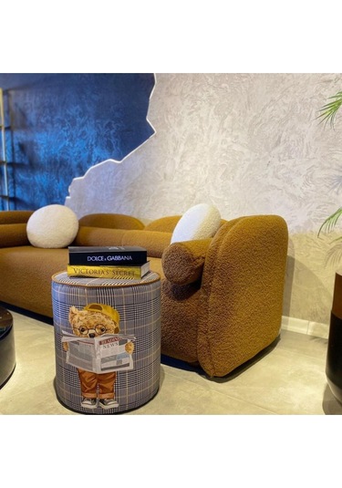 Gazeteci Teddy Puf Kumaşı Süettir. Uluslararası Solmama Sertifikasına Sahiptir. Çok Renkli