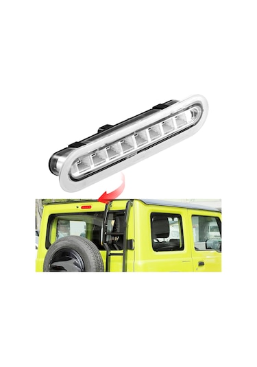 Leasetake Led Arka Fren Lambası Merkezi Yüksek Monteli Dur Uyarı Lambası Arka Stop Lambası Suzuki Jimny Jb64 Jb74 2019-2023 Beyaz