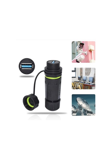 Dişi - Dişi Ip68 Su Geçirmez 3.0 Usb-a Konnektör