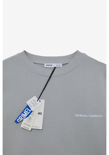 COLOMBIA Erkek 2 Li Set Comfort Fit Polarsız Nakışlı Açık Gri Eşofman Takımı