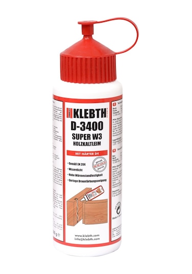Klebth D-3400 D3/D4 Çok Güçlü Ahşap Ve İskelet Tutkalı 500 G