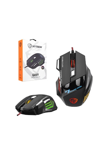 KABLOLU OYUNCU MOUSE 3200DPI LEDLİ HYTECH HY-X7