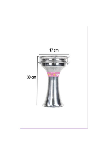 Midex Dbk-01pk Çocuklar İçin1 Numara Alüminyum Darbuka Seti 33 X 18 Cm