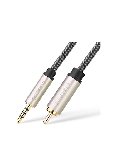 Ugreen 3,5 Mm - Rca Ses Kablosu Xiaomi Mi 1/2 Tv Dijital Spdıf Kablosu, Uzunluk: 2 M Siyah