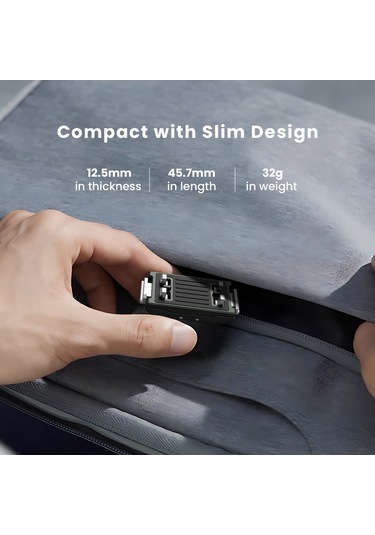 Amagisn Ac14 Aksiyon Kamerası İçin Manyetik Hızlı Çıkarılabilir Siyah