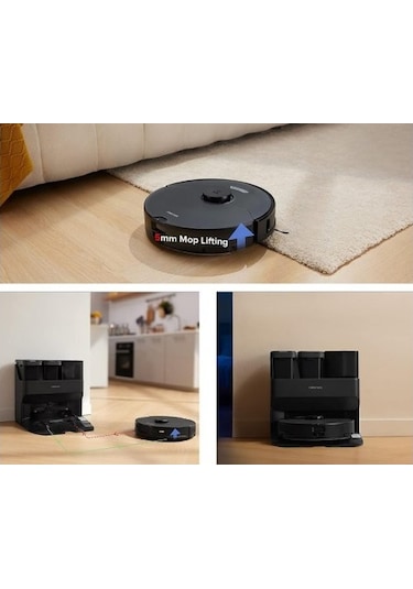 Roborock S7 Max Ultra Robot Süpürge ve Paspas Siyah