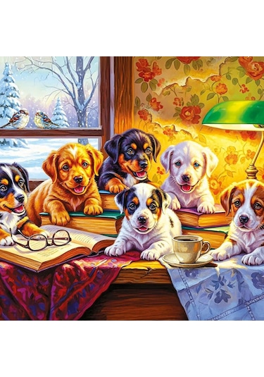 20091 Puzzle 500 Little Paws