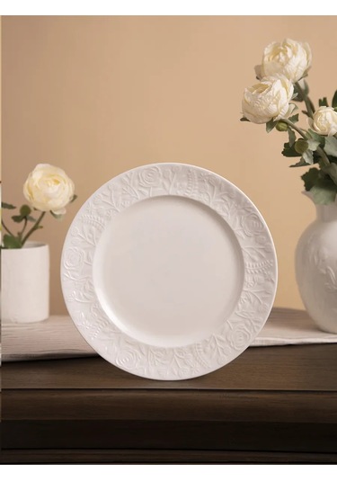 Lefard "meadow" Seramik Atıştırmalık Tabağı 20 Cm 376301894 Beyaz