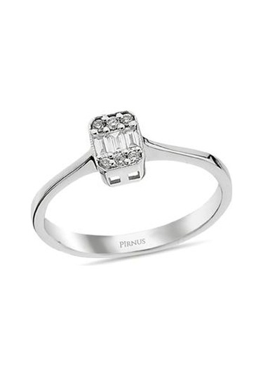Pirnus Diamond Baget Yüzük 14 Ayar Altın Gramı : 1.95