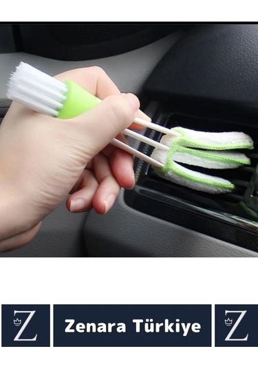 Araç İçi Zor Dar Hassas Yerleri Temizleyen Elektronik Otomobil Araç Klima İç Detay Temizleme Fırçası