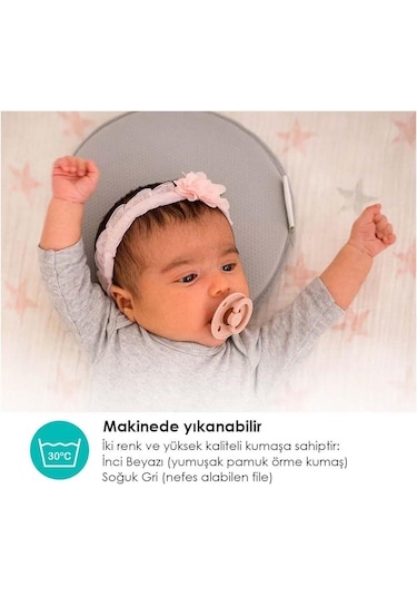 Bblüv Pilö Düz Kafa Yastığı Gri