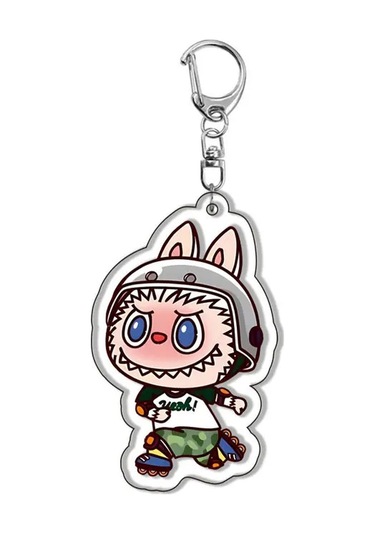 Labubu Küçük Koyun Anahtarlık Sevimli Karikatür Akrilik Aksiyon Figürleri Çanta Lbl1-15