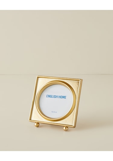 English Home Levina Mdf Çerçeve 10x10 Cm Kahve Gold