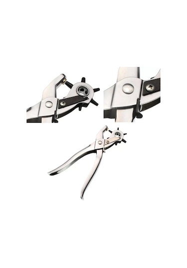 Ikili Kemer Delme Ve Perçin Atma Pensesi Seti Yedekli