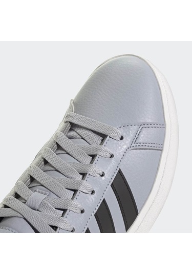 Adidas Grand Court Base 2.0 Gri Erkek Sneaker Jh8613 Gri