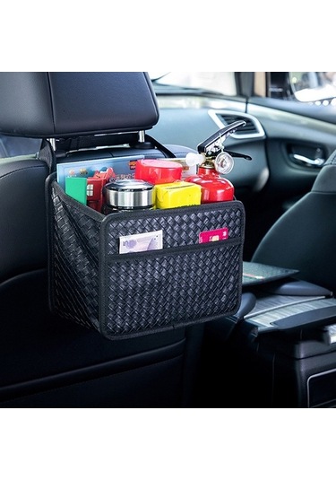 Createtech Litchi Kutusu H613 Katlanır Çöp Torbası, Asılı Araba Fonksiyonlu